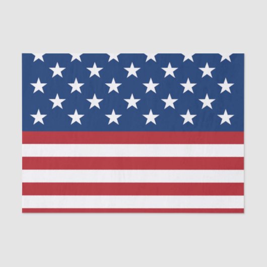 Patriotisches Fahnengewebe-Papier Seidenpapier (Vorderseite)