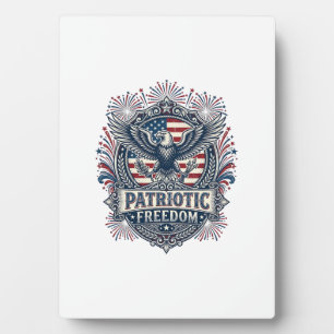 Patriotisches Feuerwerk Festival Vektorgrafik T-Sh Fotoplatte