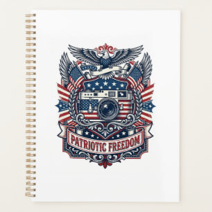 Patriotisches Film Kameramann Vektorgrafik T-Shirt Planer