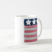 Patriotisches Flaggendesign Kaffeetasse (VorderseiteRechts)