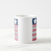 Patriotisches Flaggendesign Kaffeetasse (Mittel)