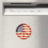 Patriotisches Flaggenfriedenszeichen Magnet (In Situ (Geschirrspüler))