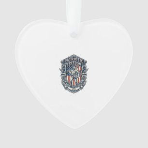 Patriotisches Flohmarktsammler-Vektorgrafik-T-Shir Ornament