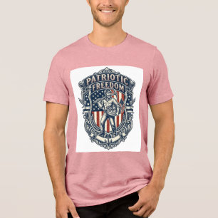 Patriotisches Flohmarktsammler Vektorgrafik T-Shir Tri-Blend Shirt