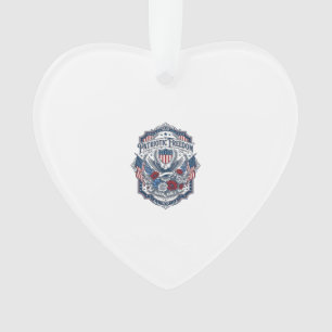Patriotisches Florist-Vektorgrafik-T-Shirt_1 Ornament