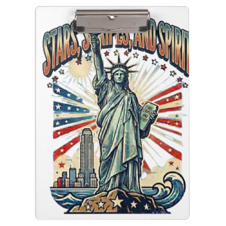 Patriotisches Freiheitsdesign Klemmbrett