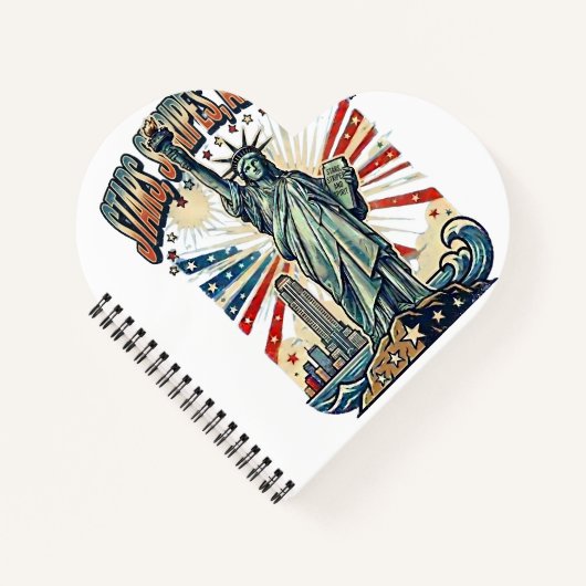 Patriotisches Freiheitsdesign Notizblock (Vorderseite)