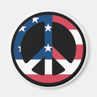 Patriotisches Friedenszeichen Magnet