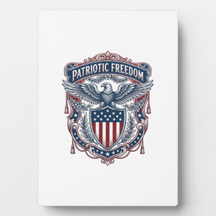 Patriotisches Gartentuch-Style-Vektorgrafik-T-Shir Fotoplatte