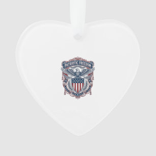 Patriotisches Gartentuch-Style-Vektorgrafik-T-Shir Ornament