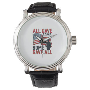 Patriotisches Gedenken Alle Gaben Einige Einige Ga Armbanduhr