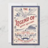 Patriotisches Gedenkprogramm für Veteranen Einladung (Vorderseite)