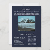 Patriotisches Gedenkprogramm für Veteranen Einladung (Rückseite)