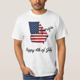 Patriotisches Georgien - Feier 4. Juli T-Shirt