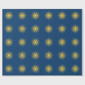 Patriotisches Geschenkpapier mit der Flagge Makedo (Flach)