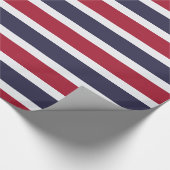 Patriotisches Geschenkpapier mit der Flagge Thaila (Ecke)