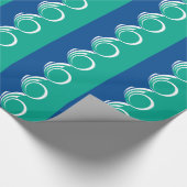 Patriotisches Geschenkpapier mit der Flagge von Ot (Ecke)