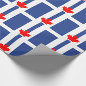 Patriotisches Geschenkpapier mit der Flagge von To (Ecke)