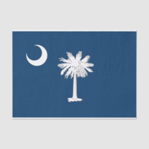 Patriotisches Gewebepapier mit der Flagge South Ca Seidenpapier
