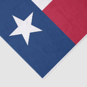 Patriotisches Gewebepapier mit der Flagge Texas, U Seidenpapier (Ausschnitt)