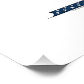 Patriotisches Gnom-Trio Vintage-Vector-Design_1 Poster (Ecke)