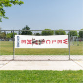 Patriotisches Gnom-Willkommensschild Banner (InSitu)