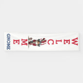 Patriotisches Gnom-Willkommensschild Banner (Horizontal)