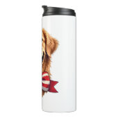 Patriotisches Golden Retriever Liebhaber Vintage-S Thermosbecher (Nach rechts gedreht)