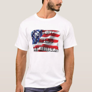 Patriotisches Gott segne Amerika-Shirt T-Shirt