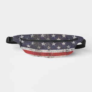 Patriotisches Grunge US Flagge Pattern Bauchtasche