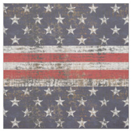 Patriotisches Grunge US Flagge Pattern Stoff