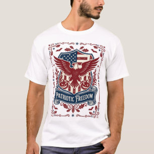 Patriotisches Halloween-Vektorgrafik-T-Shirt T-Shirt