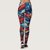 Patriotisches Hartglas Leggings (Rückseite)