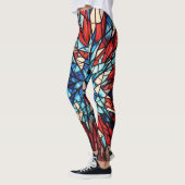 Patriotisches Hartglas Leggings (Links)