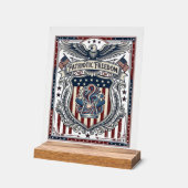 Patriotisches Harz Acrylschild (Winkel)