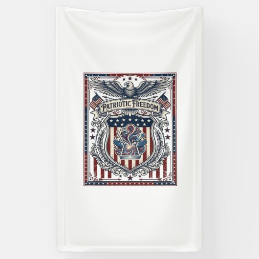 Patriotisches Harz Banner (Vertikal)