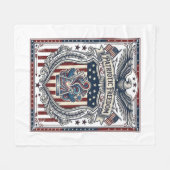 Patriotisches Harz Fleecedecke (Vorderseite (Horizontal))