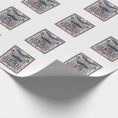 Patriotisches Harz Geschenkpapier (Ecke)