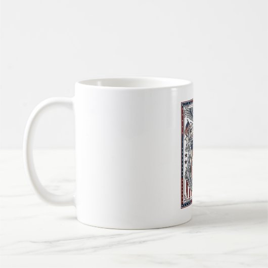 Patriotisches Harz Kaffeetasse (Links)
