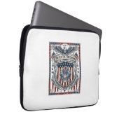 Patriotisches Harz Laptopschutzhülle (Vorne Rechts)