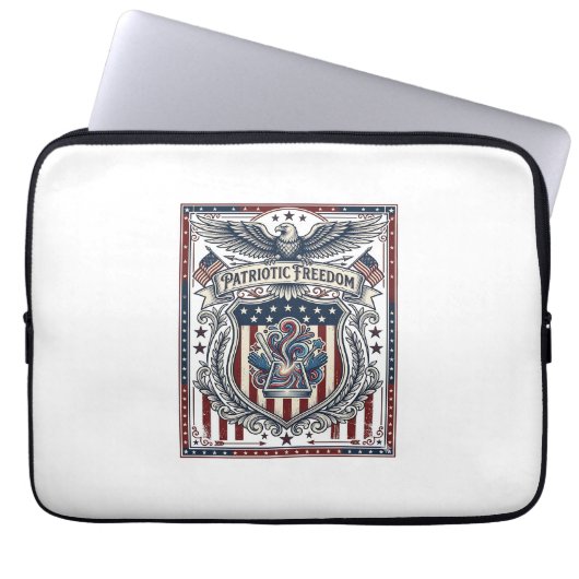 Patriotisches Harz Laptopschutzhülle (Vorderseite)
