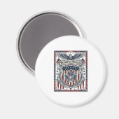 Patriotisches Harz Magnet (Vorderseite/Rückseite)