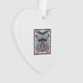 Patriotisches Harz Ornament (Vorderseite)