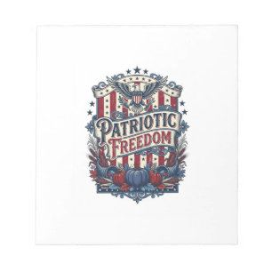 Patriotisches Herbst-Ernte-Vektorgrafik-T-Shirt Notizblock