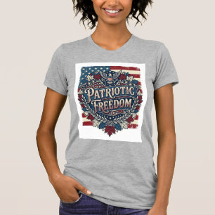 Patriotisches Herbstlaub-Vektorgrafik-T-Shirt T-Shirt