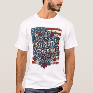 Patriotisches Herbstlaub-Vektorgrafik-T-Shirt T-Shirt