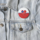 Patriotisches Herz Button (Beispiel)
