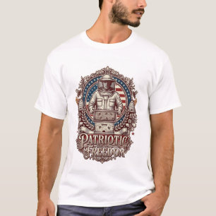 Patriotisches Imker-Vektorgrafik-T-Shirt T-Shirt