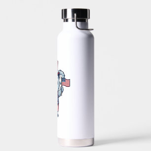 Patriotisches Koala-Vektor-Vintage-Shirt-Design_1 Trinkflasche