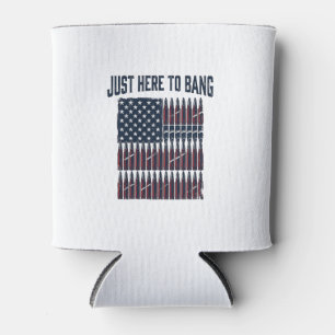 Patriotisches Kugel-Flagge Lustiges Vintage-Grafik Dosenkühler